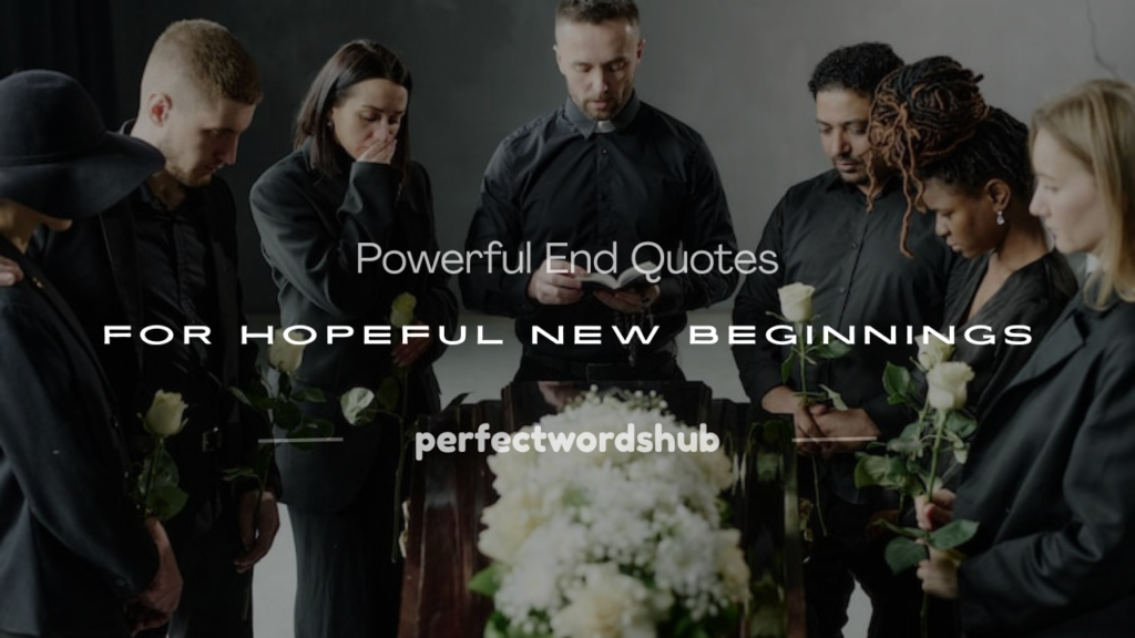 End quotations